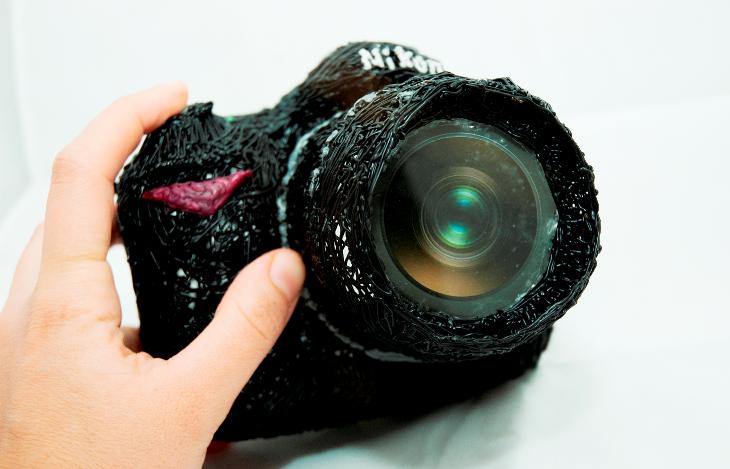 Рисуем фотоаппарат Nikon 3D ручкой